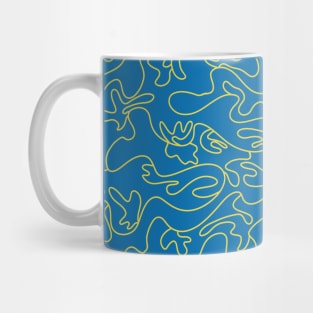 Abstract line art Mug